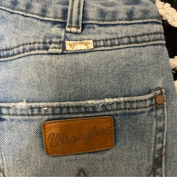 Wrangler Billabong Flare Jeans with Patchwork Size 26 - Picture 8 of 9